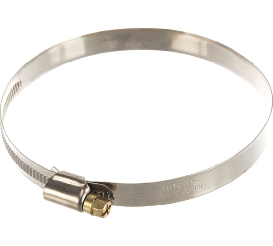Червячные хомуты AutoFix 90-110/12мм W2 нерж. сталь 25шт. AWC-12 90-110