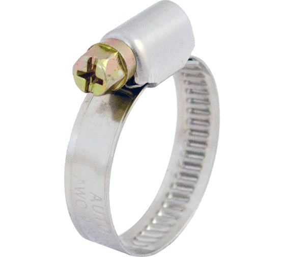 Червячные хомуты AutoFix 60-80/9мм W2 нерж. сталь 50 шт. AWC-9 60-80