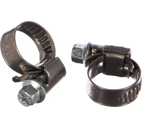 Червячные хомуты AutoFix 10-16/9мм W2 улучшенный замок 100шт. NWC-9 10-16