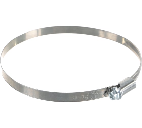 Червячные хомуты AutoFix 100-120/9мм W2 улучшенный замок 25 шт. NWC-9 100-120 1