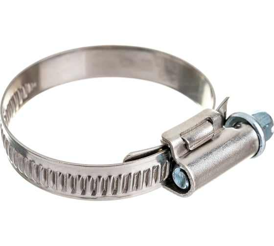 Червячные хомуты AutoFix 25-40/9мм W2 улучшенный замок, 50 шт. NWC-9 25-40