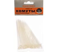 Пластмассовые хомуты SANTOOL 100x2,5 мм, 100шт белые 100503-100
