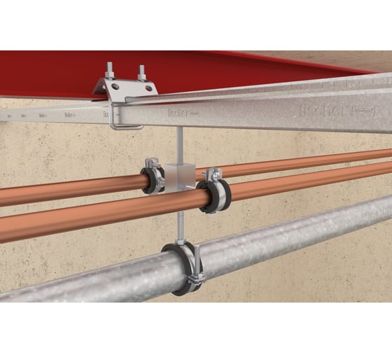 Хомут для труб Fischer FGRS 45-50 M8/M10 50 штук 512651