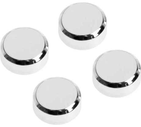 Зеркалодержатель ТУНДРА LIGHT диаметр 20 мм, без сверления, цвет хром, пластик, 4 шт. 9438930