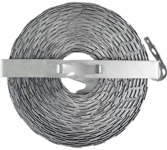 Перфорированная лента VORMANN 16x0.9 мм, 10 м, горячеоцинкованная сталь 001403016ZF
