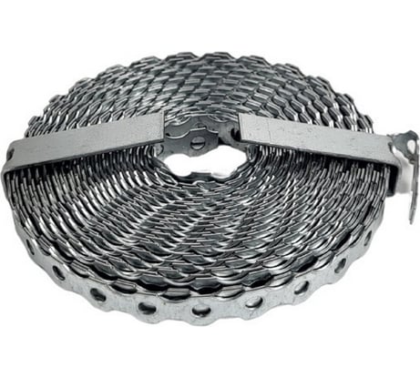 Перфорированная лента VORMANN 12x0.9 мм, 10 м, горячеоцинкованная сталь 001403012ZF