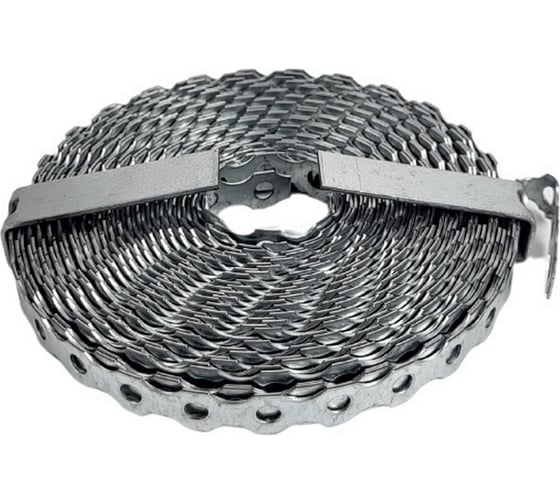 Перфорированная лента VORMANN 12x0.9 мм, 10 м, горячеоцинкованная сталь 001403012ZF