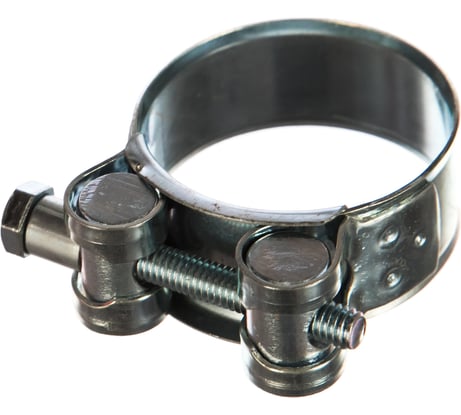 Шарнирный хомут Стройбат оцинкованный 40-43мм 2 шт 35017
