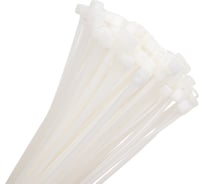 Стяжка хомут Дон Баллон 2.5x180 мм, белый, 100 шт. 6015366