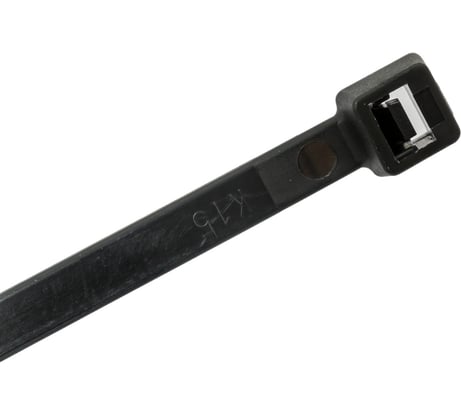 Монтажный пластиковый хомут Энкор 4,8x300 черный 100шт 29974