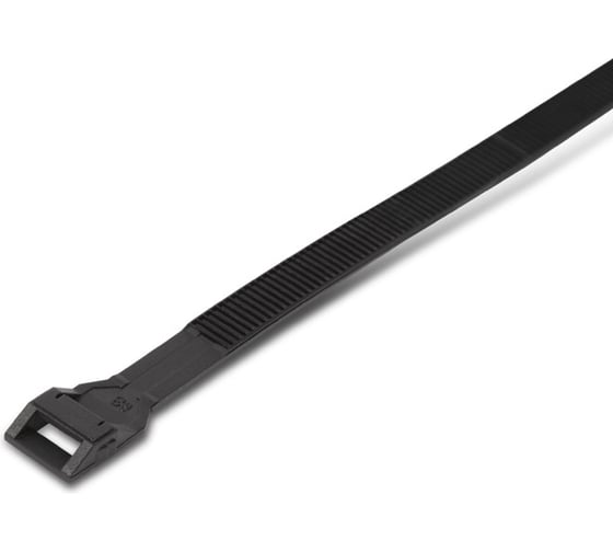 Нейлоновая стяжка Hyperline GTN-180HDB безгал., 180x8.6x2 мм, полиамид 11/12, outdoor 17035