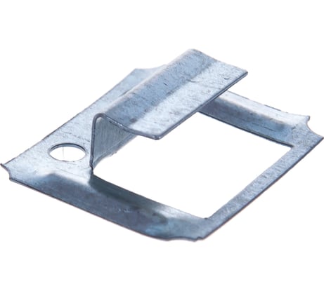 Кляймер №7 СИБРТЕХ оцинкованный, без гвоздя 100шт 46577