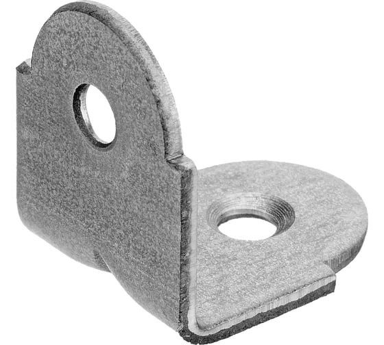 Мебельный усиленный уголок СИБРТЕХ 2 мм 20х20х16 мм цинк, 46512