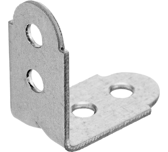 Мебельный усиленный уголок СИБРТЕХ 1,3 мм, 30х30х16 мм, цинк, 46513