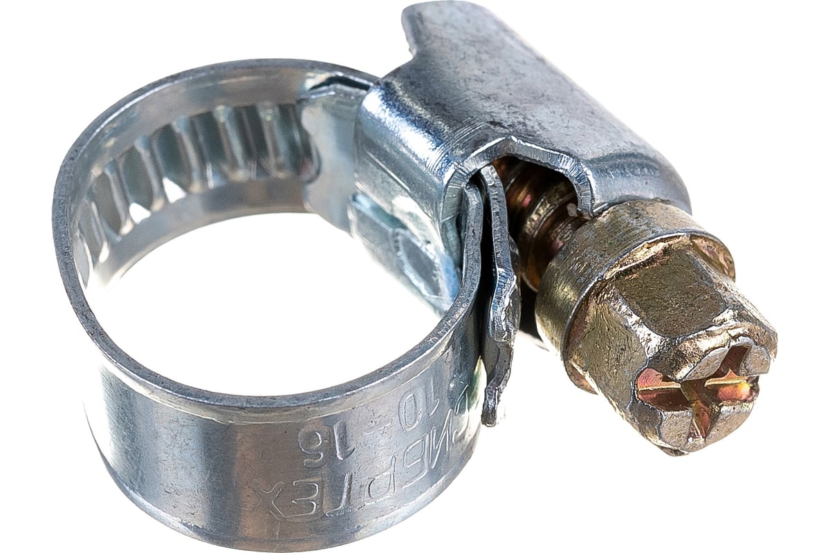 Металлические хомуты СИБРТЕХ, стандартное болтовое крепление, 10-16 мм ...