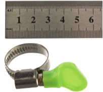 Металлические хомуты СИБРТЕХ, элемент крепления с формой ключа, 16-25мм, 2 шт 47650