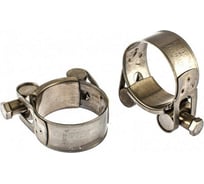 Металлические хомуты СИБРТЕХ, силовые, 36-39мм, ширина 20мм, шарнирный, W4, 2шт 475233