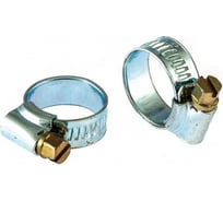 Металлические, червячные хомуты СИБРТЕХ 12-20мм, ширина 10мм, английский тип, W1, 2шт 47665