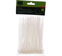 Пластиковые хомуты СИБРТЕХ 150 х 3,6 мм , белые, 100 шт 45548