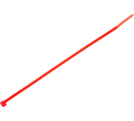 Пластиковые хомуты СИБРТЕХ, 200 * 3,6 мм, красные, 100 шт 45502