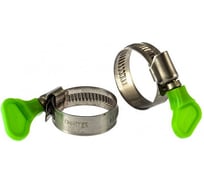 Металлические, червячные хомуты СИБРТЕХ 20-32мм, ширина 12мм, W4, с ключом, 2шт 476513