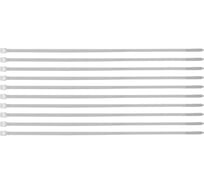 Пластиковые хомуты СИБРТЕХ, 350 * 4,8 мм, белые, 50 шт 45537