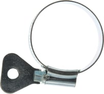 Металлические, червячные хомуты СИБРТЕХ 32-44мм, ширина 12мм, W1, с металлическим ключом, 2шт 476537