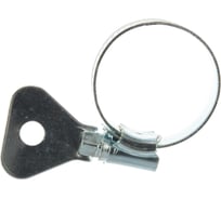 Металлические, червячные хомуты СИБРТЕХ 19-29мм, ширина 12мм, W1, с металлическим ключом, 2шт 476517