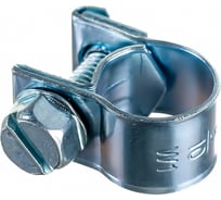 Металлические хомуты СИБРТЕХ, MINI 8-10мм, ширина 9мм,  винтовой, W1, 2шт 47501