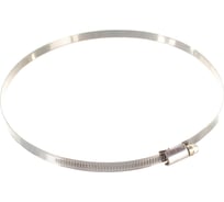 Хомуты СИБРТЕХ нержав.сталь, стандартное болтовое крепление 160-180мм 25шт/уп, ширина 9мм 47595