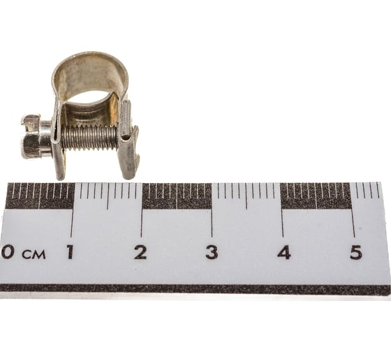 Металлические хомуты СИБРТЕХ, MINI 8-10мм, ширина 9мм,  винтовой, W4, 2шт 475013