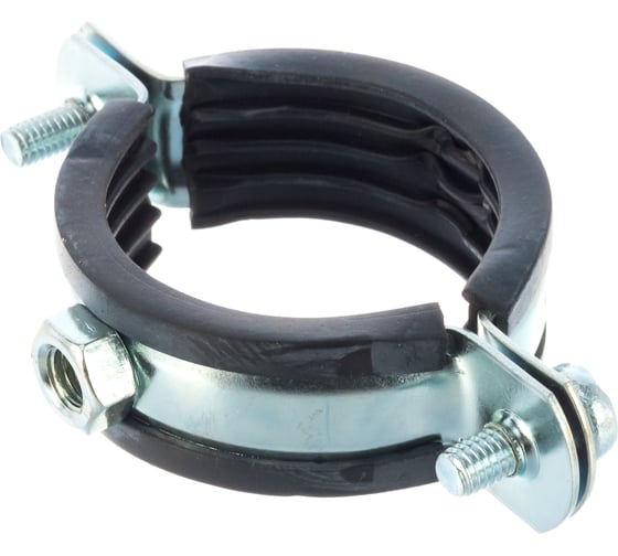 Трубный хомут с гайкой ЗУБР 1 1/2", 8штук, оцинкованный 37850-47-52