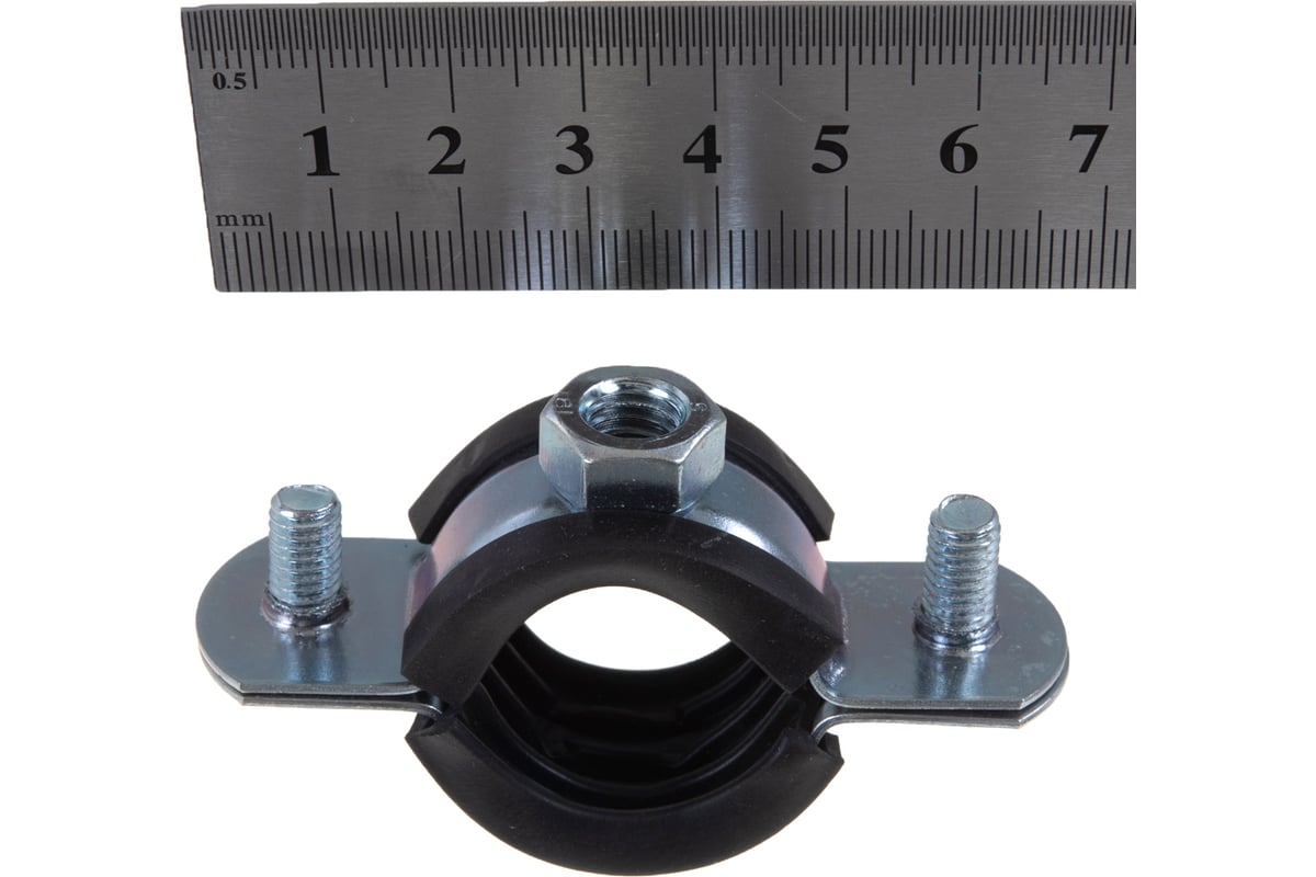 Трубный хомут с гайкой ЗУБР 3/4", 9 штук, оцинкованный 37850-25-29 ...