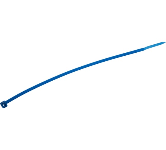 Пластиковые хомуты СИБРТЕХ, 200 х 3,6 мм, синие, 100 шт. 45521