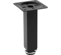 Квадратная опора ТУНДРА OKV001BL d=25x25 мм, H=120 мм, цвет черный 9371384