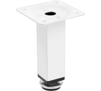 Квадратная опора ТУНДРА OKV001WH d=25x25 мм, H=100 мм, цвет белый 9371387