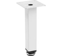 Квадратная опора ТУНДРА OKV001WH d=25x25 мм, H=150 мм, цвет белый 9371389