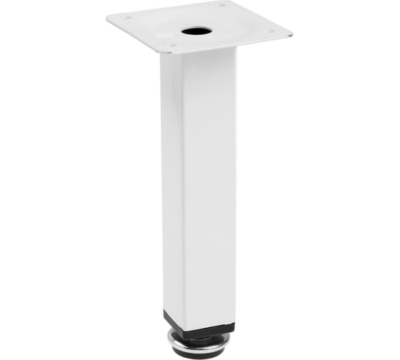 Квадратная опора ТУНДРА OKV001WH d=25x25 мм, H=150 мм, цвет белый 9371389 1