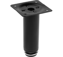 Круглая опора ТУНДРА OKR001BL d=30 мм, H=100 мм, цвет черный 9371370