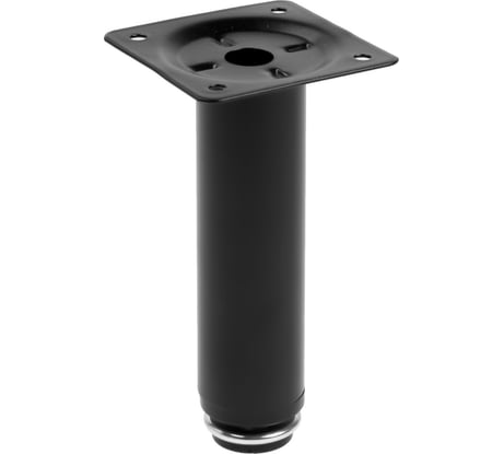 Круглая опора ТУНДРА OKR001BL d=30 мм, H=120 мм, цвет черный 9371371