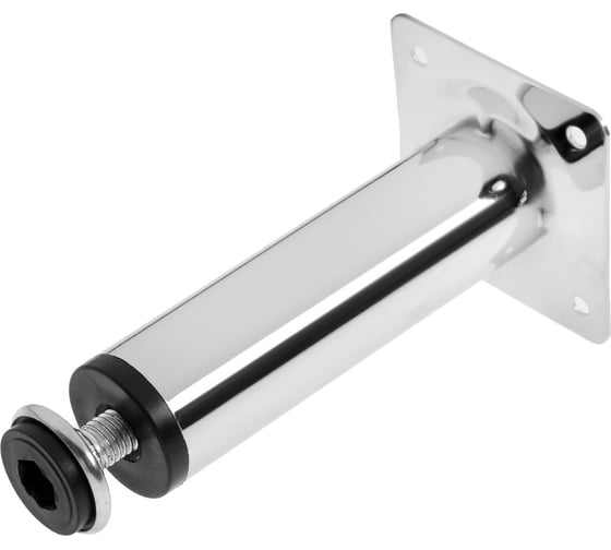 Круглая опора ТУНДРА OKR001CR d=30 мм, H=120 мм, цвет хром 9371366