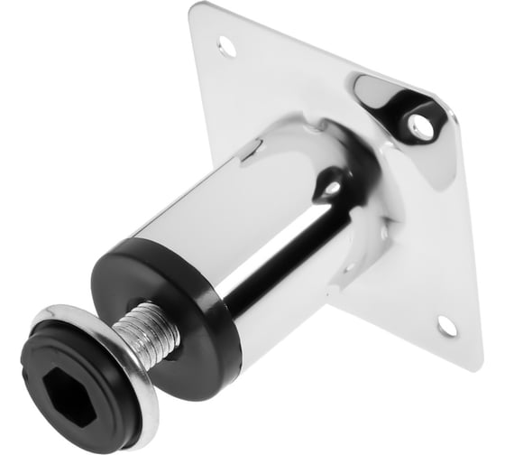 Круглая опора ТУНДРА OKR001CR d=30 мм, H=60 мм, цвет хром 9371363