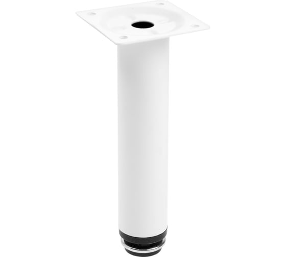 Круглая опора ТУНДРА OKR001WH d=30 мм, H=150 мм, цвет белый 9371377 1