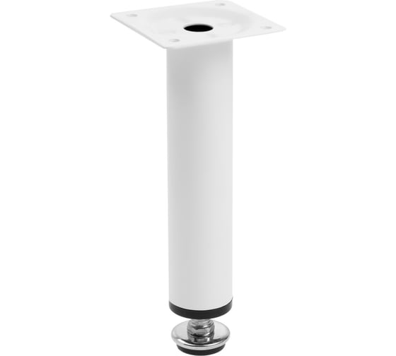 Круглая опора ТУНДРА OKR001WH d=30 мм, H=150 мм, цвет белый 9371377