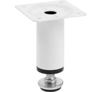 Круглая опора ТУНДРА OKR001WH d=30 мм, H=80 мм, цвет белый 9371374