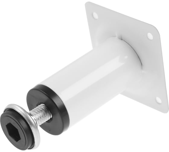 Круглая опора ТУНДРА OKR001WH d=30 мм, H=80 мм, цвет белый 9371374