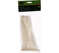 Хомуты СИБРТЕХ 160x2,5 мм, пластмассовые, белые, 100 шт 45523