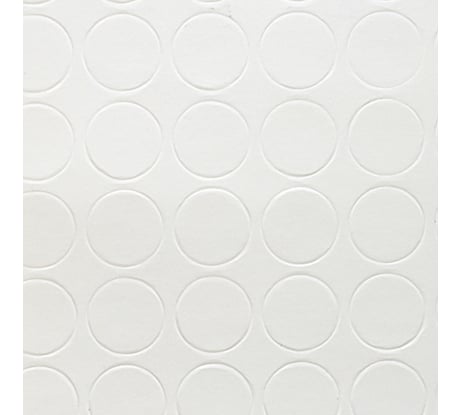 Самоклеящаяся заглушка КРЕП-КОМП 14 мм, белая, 54 шт. 21-0110