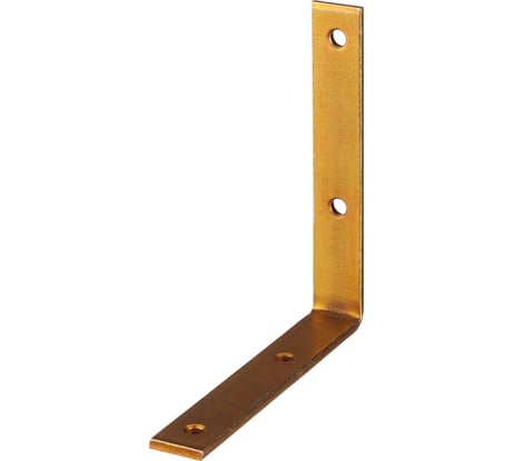 Мебельный уголок ЗУБР узкий УМ-5.0 150х150х25 х 5мм желтый цинк 31031-150