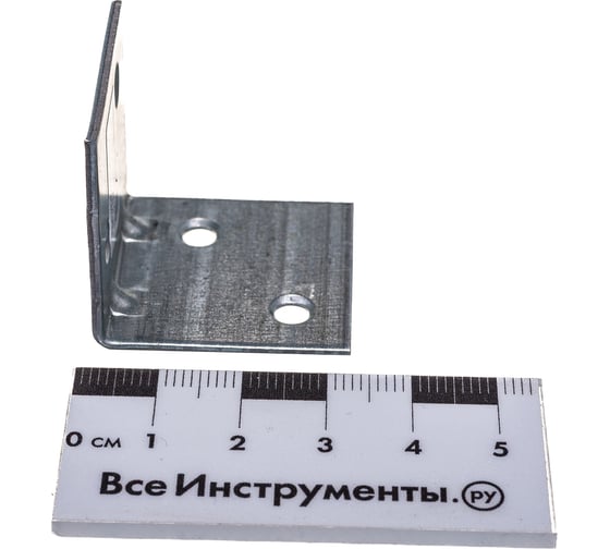 Мебельный уголок ЗУБР широкий УМШ-1.5 30х30х30 х 1.5мм белый цинк 31034-30